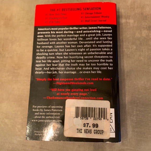 JAMES PATTERSON Book Bundle, Cross, Lifeguard, & The Quickie - Picture 4 of 8